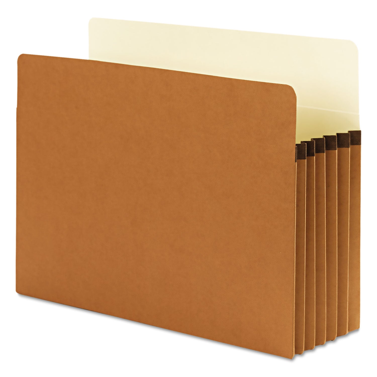 SuperTab Pockets, 5.25" Expansion, Letter Size, Redrope, 10/Box - 