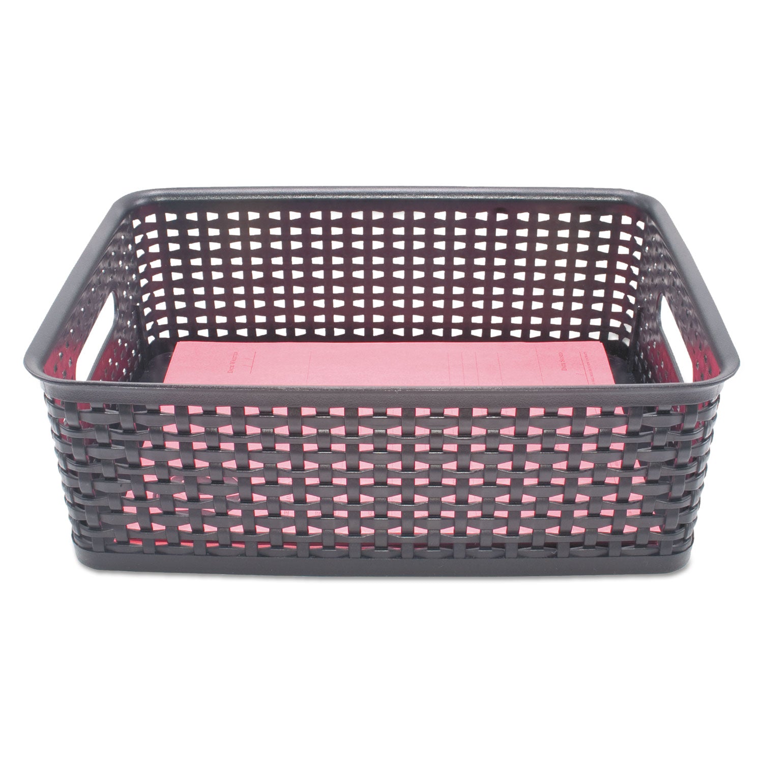 Weave Bins, 14.25 x 10.25 x 4.75, Black, 2/Pack - 