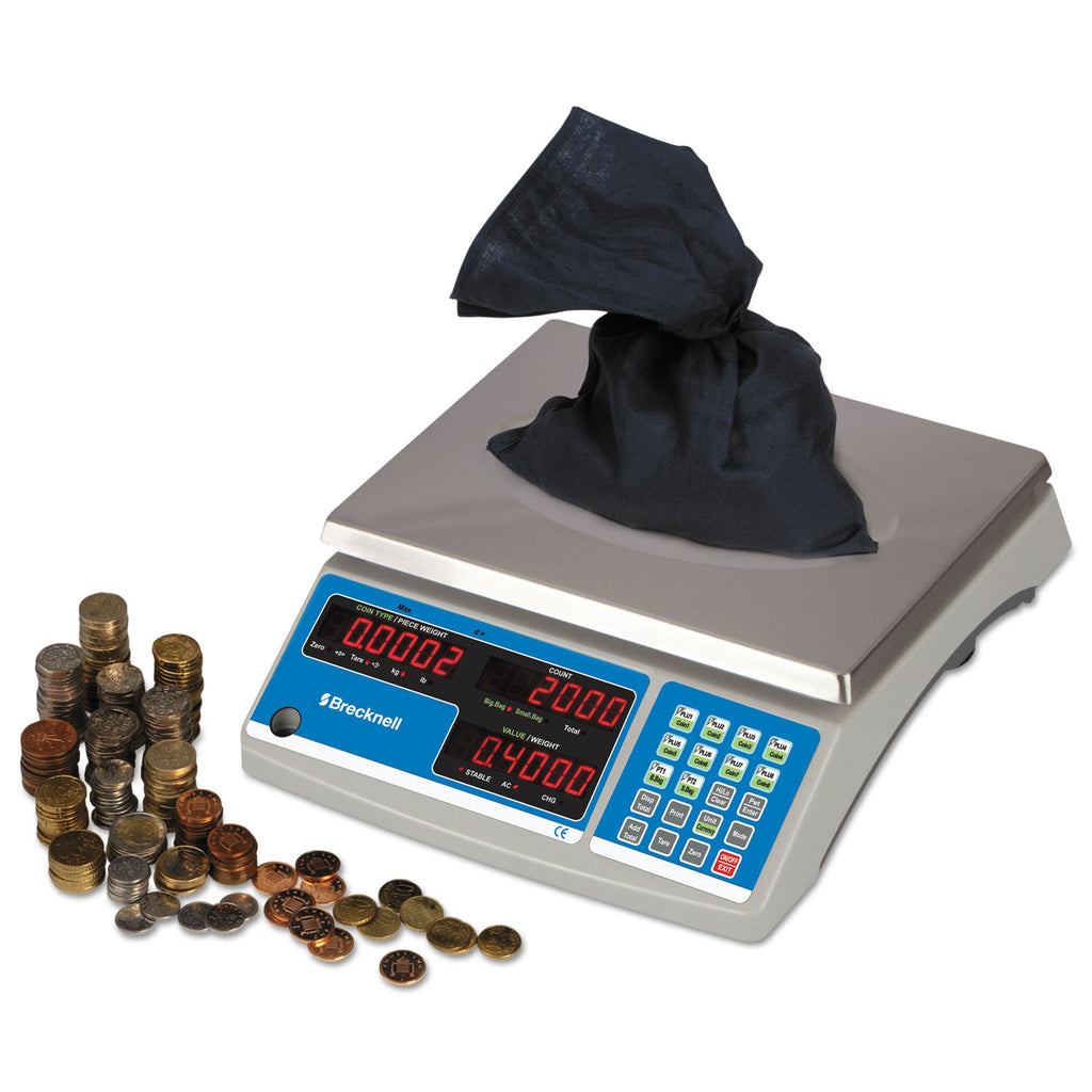 Electronic 60 lb Coin and Parts Counting Scale, 11.5 x 8.75, Gray - 