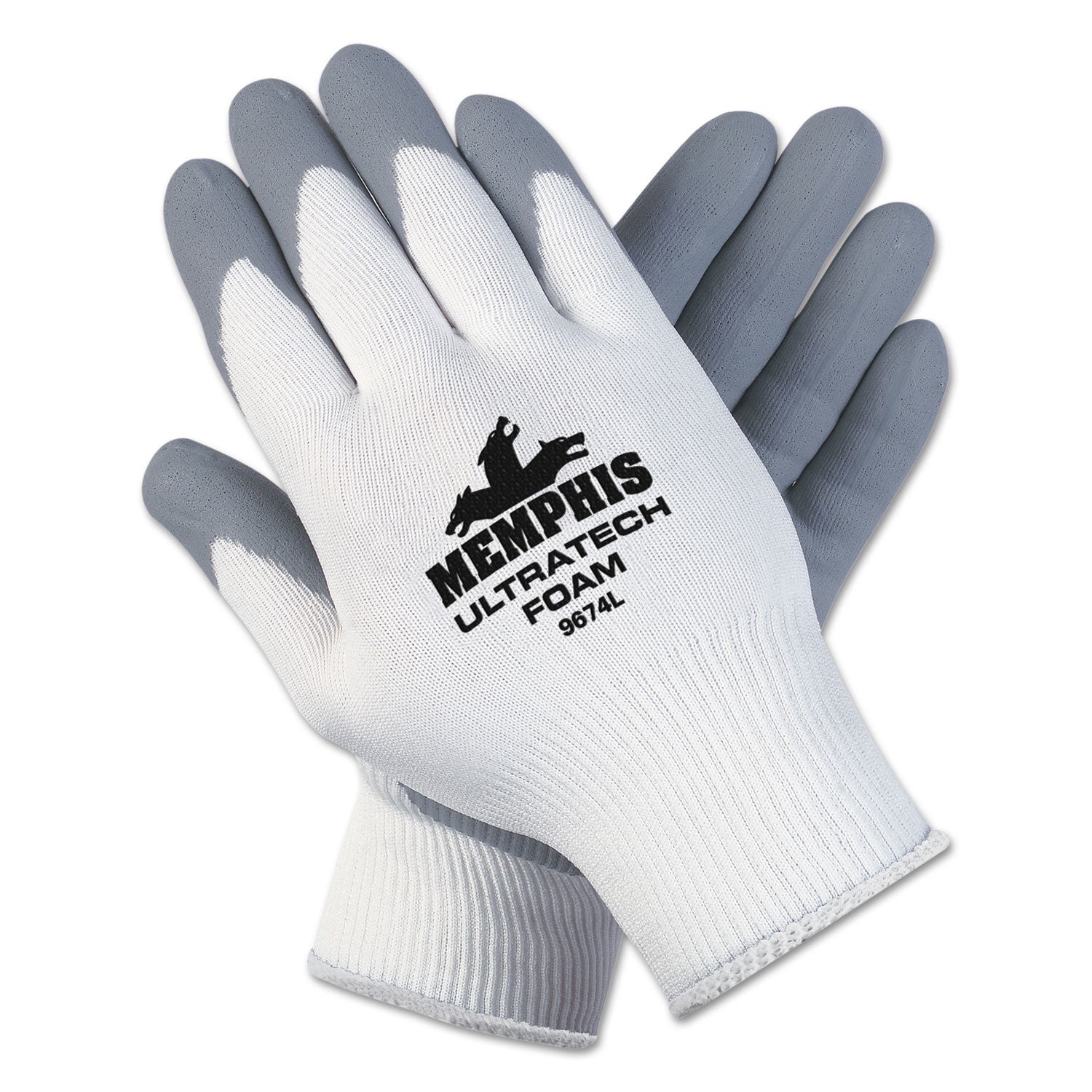 ultra-tech-foam-seamless-nylon-knit-gloves-x-large-white-gray-dozen_crw9674xldz - 1