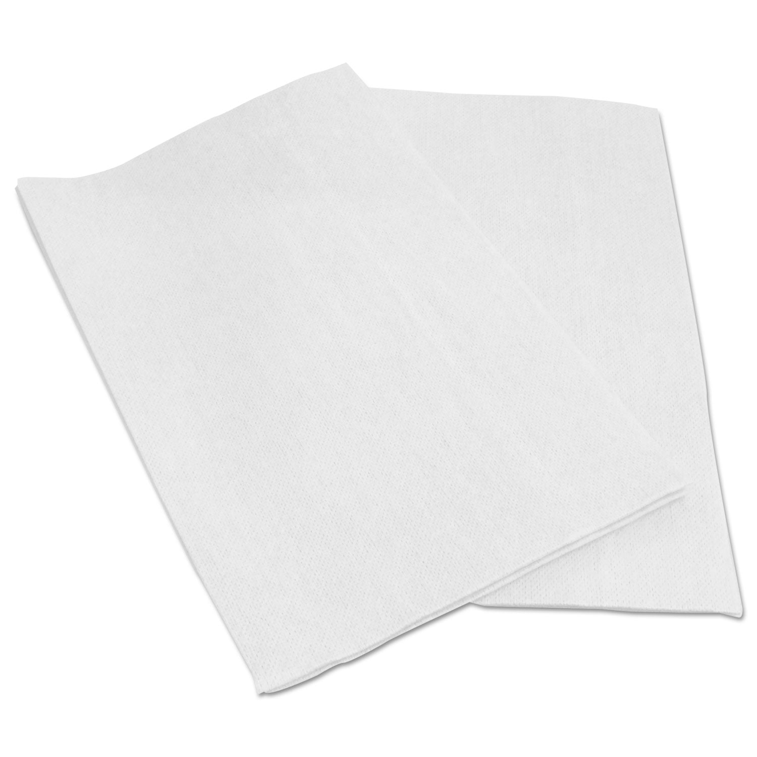 Foodservice Wipers, 13 x 21, White, 150/Carton - 