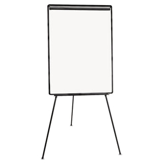 Dry Erase Board with Tripod Easel, 29 x 41, White Surface, Black Frame - 