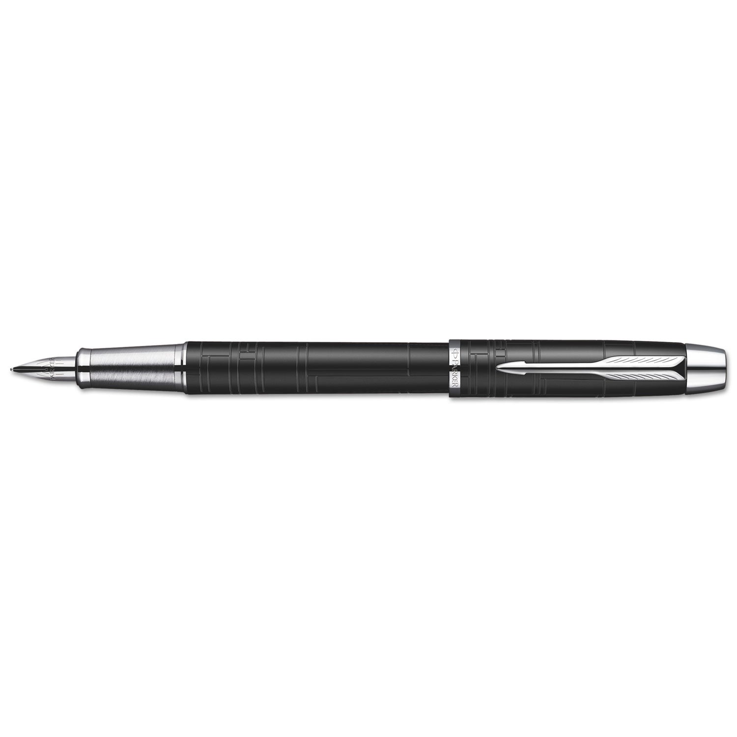 im-premium-roller-ball-pen-stick-fine-07-mm-black-ink-black-chrome-barrel_par1931658 - 3