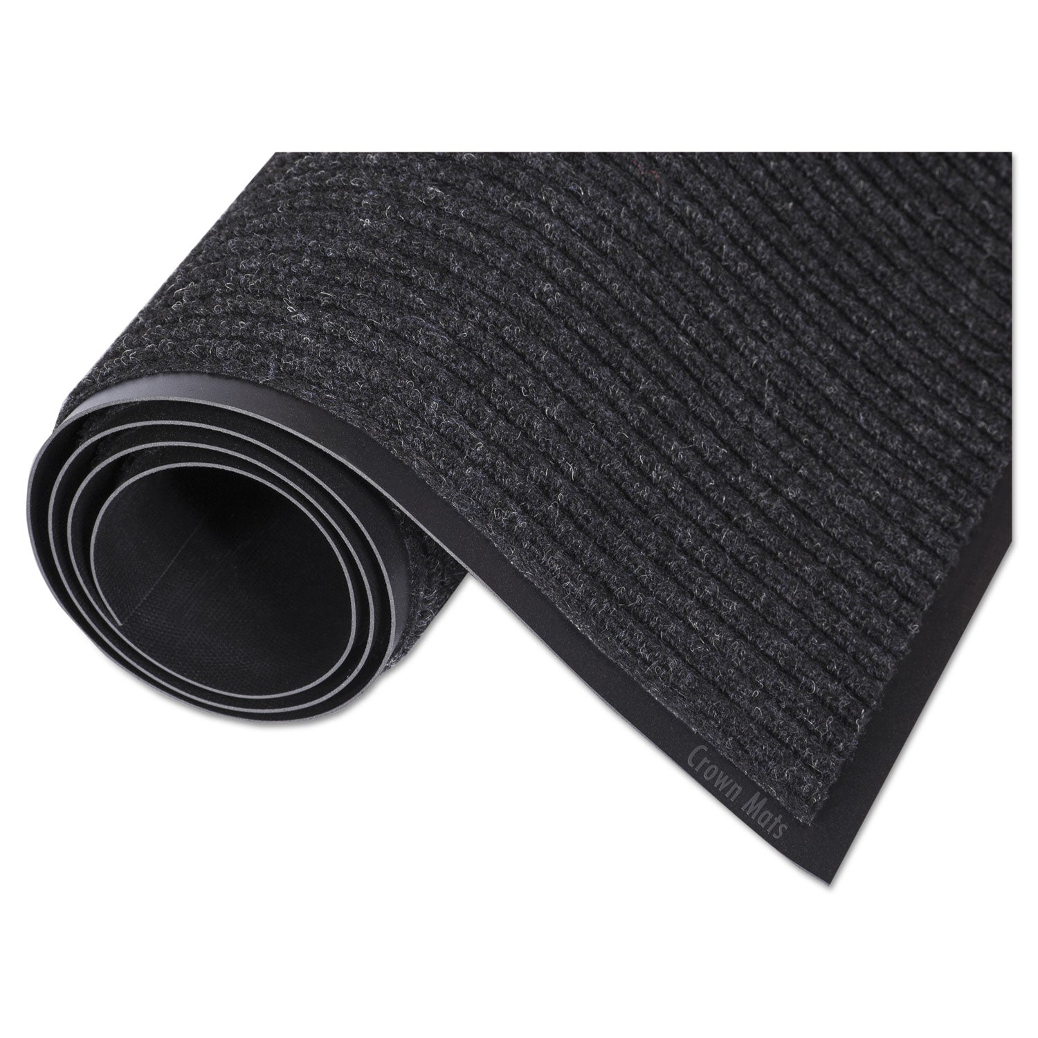 Needle-Rib Wiper/Scraper Mat, Polypropylene, 48 x 72, Charcoal - 