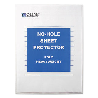 top-load-no-hole-sheet-protectors-heavyweight-clear-2-capacity-25-box_cli62907 - 2