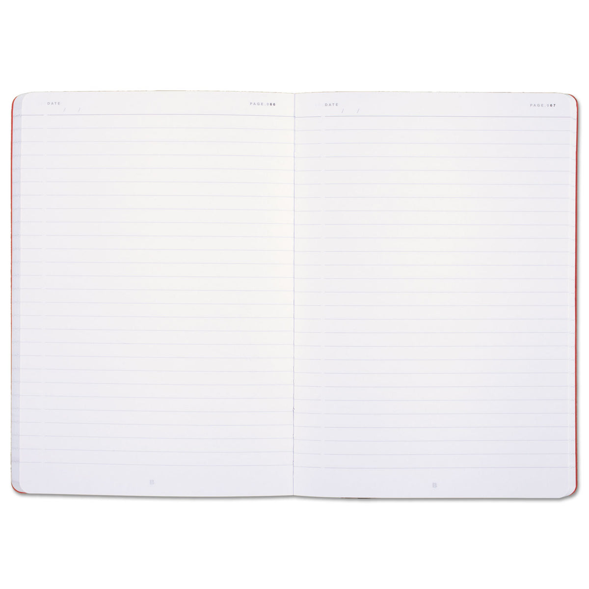 Flexible Cover Casebound Notebooks, SCRIBZEE Compatible, 1-Subject, Wide/Legal Rule, Black Cover, (71) 8.25 x 5.75 Sheets - 