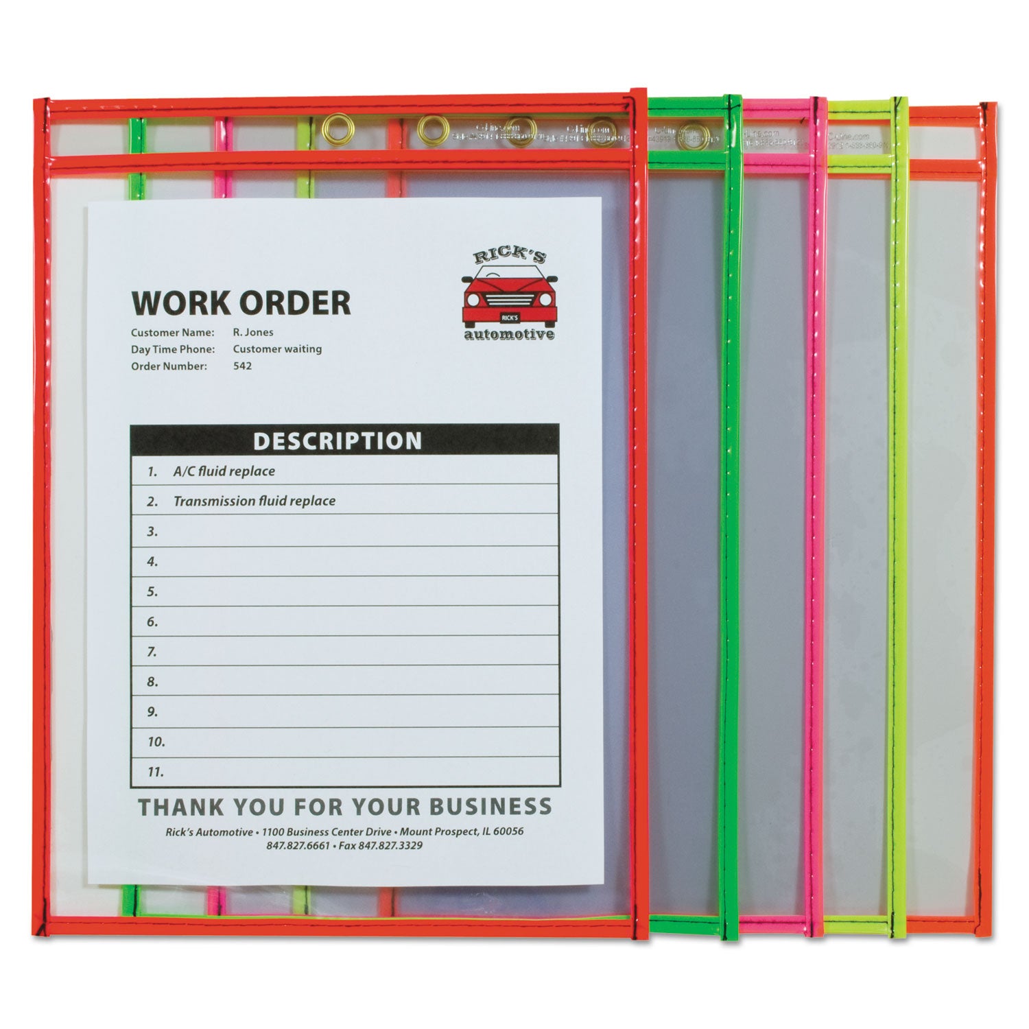 stitched-shop-ticket-holders-neon-assorted-5-colors-75-9-x-12-25-bx_cli43910 - 2