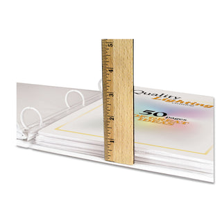 High Capacity Polypropylene Sheet Protectors, Clear, 50", 11 x 8.5, 25/BX - 