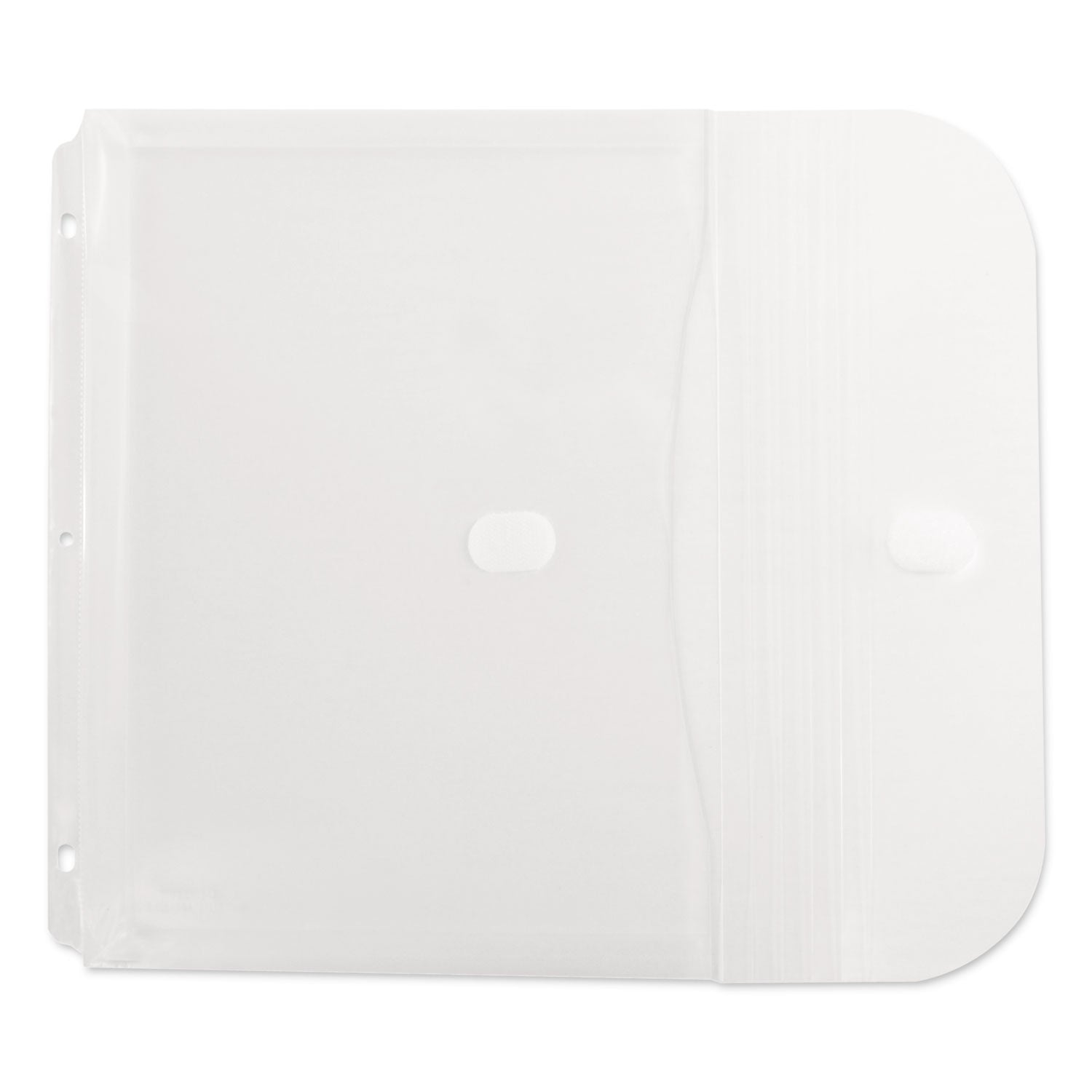 Poly Binder Pockets, 9.25 x 11.5, Clear, 5/Pack - 