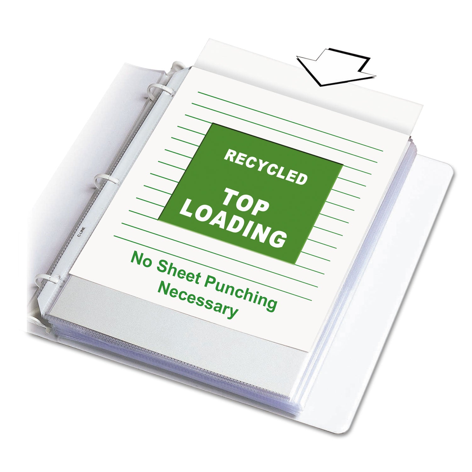 recycled-polypropylene-sheet-protectors-reduced-glare-2-11-x-85-100-box_cli62029 - 2