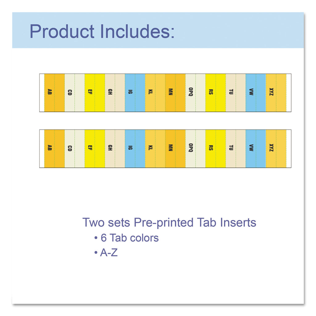 13-Pocket Expanding File, 9.25" Expansion, 13 Sections, 1/6-Cut Tabs, Letter Size, Blue - 