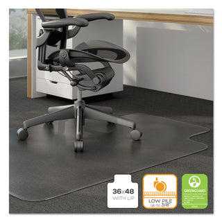 moderate-use-studded-chair-mat-for-low-pile-carpet-36-x-48-lipped-clear_alemat3648clpl - 2
