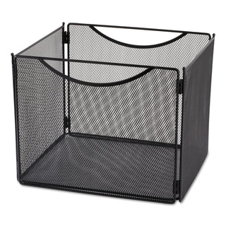 Onyx Desktop Box File, Letter Files, 12.5" x 11" x 10", Black - 
