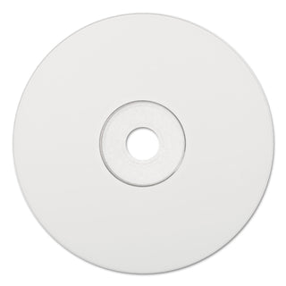 CD-R Printable Recordable Disc, 700 MB, 52x, Spindle, White, 100/Pack - 