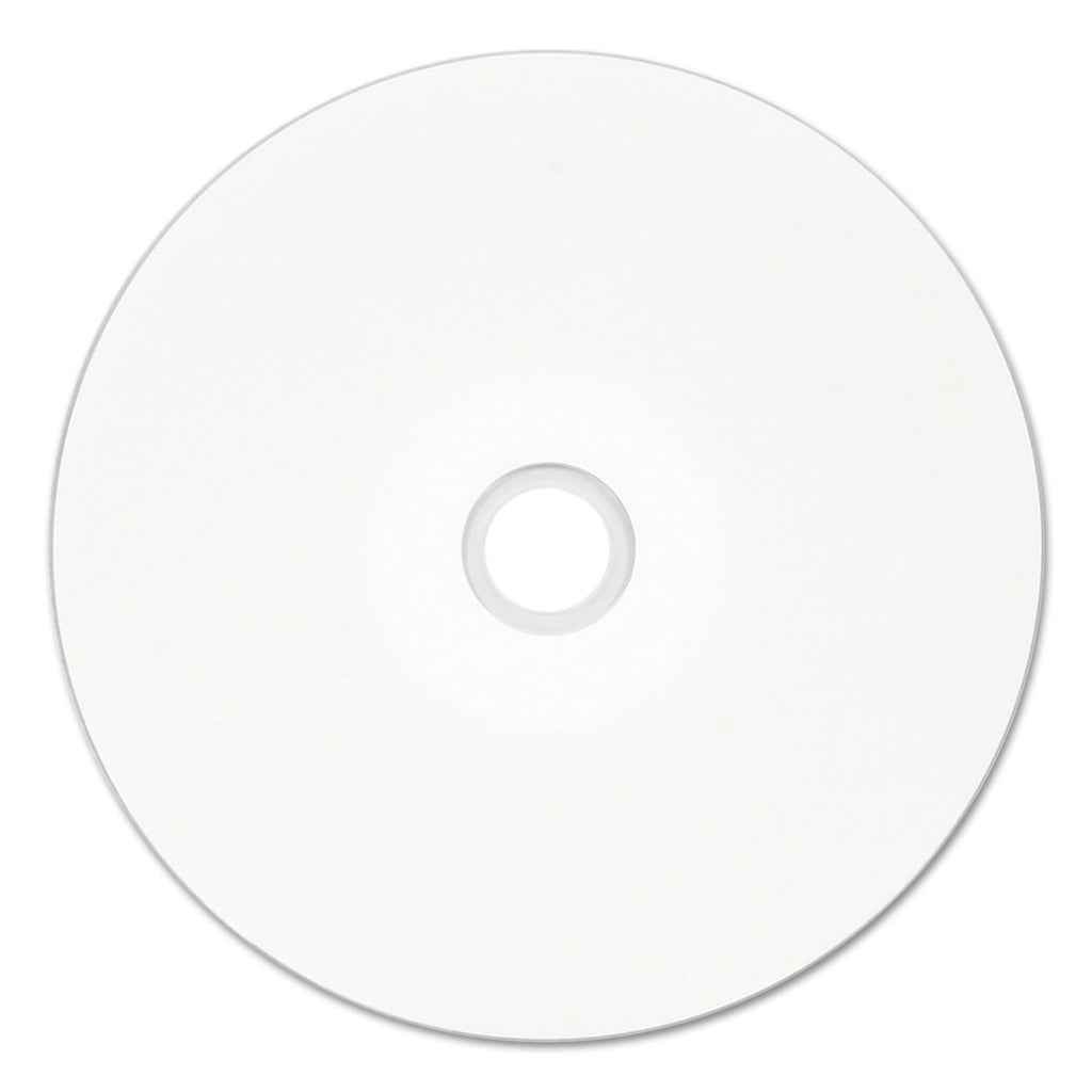 DVD+R Recordable Disc, 4.7 GB, 16x, Spindle, Hub Printable, White, 50/Pack