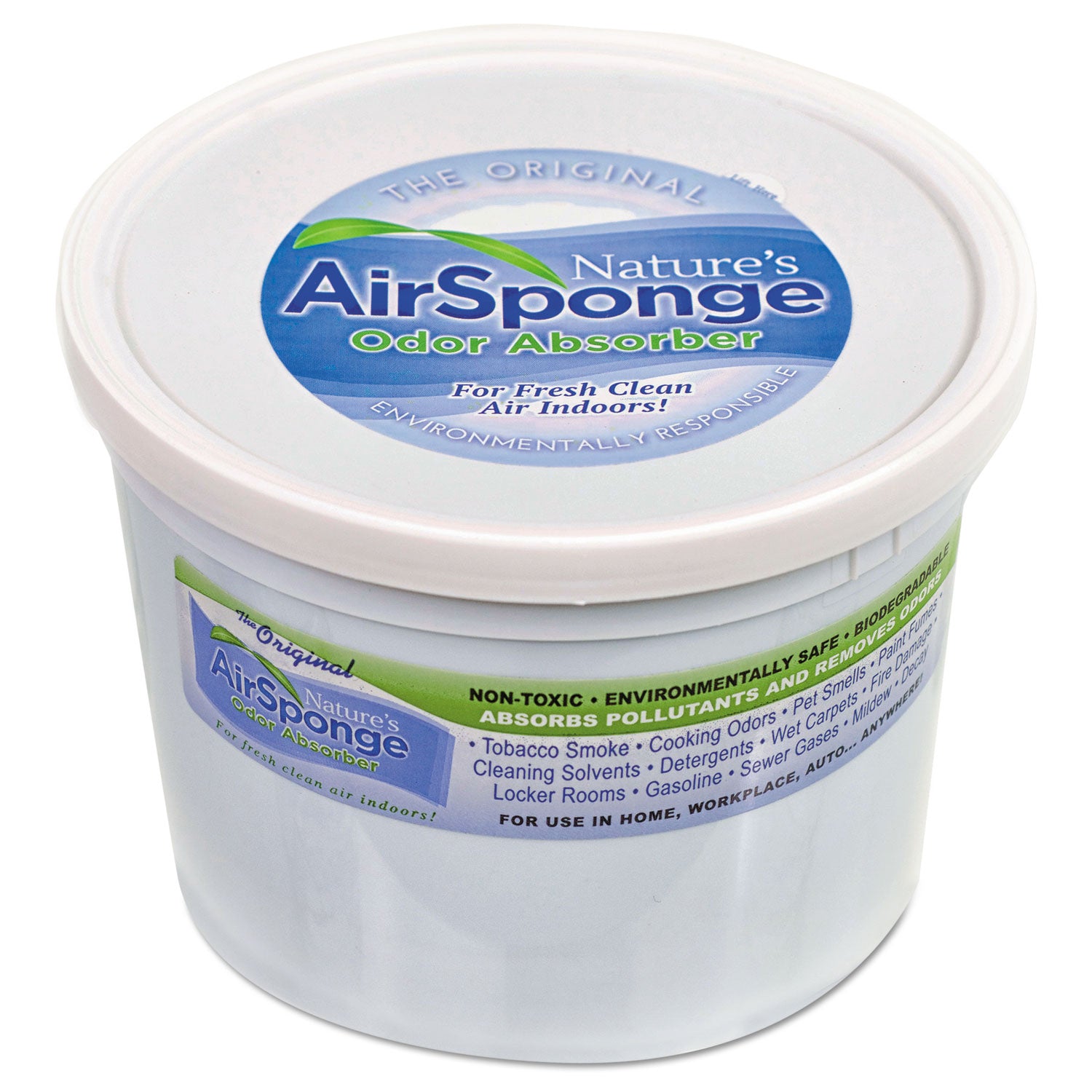 Sponge Odor Absorber, Neutral, 64 oz Tub - 