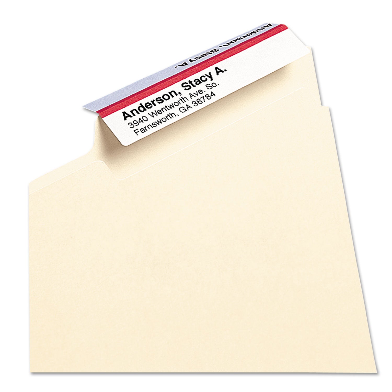 Viewables Hanging Folder Tabs and Labels, Label Pack Refill, 1/3-Cut, Assorted Colors, 3.5" Wide, 160/Pack - 