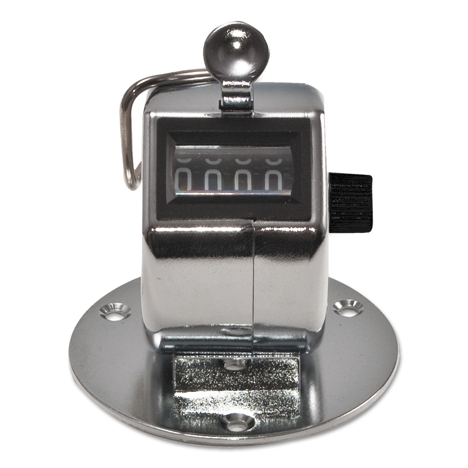 Tally II Desk Model Tally Counter, Registers 0-9999, Chrome - 