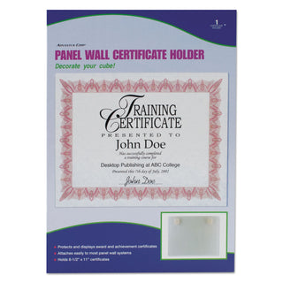 Panel Wall Acrylic Frame, 11 x 8.5, Fabric Panel Mount, Clear - 