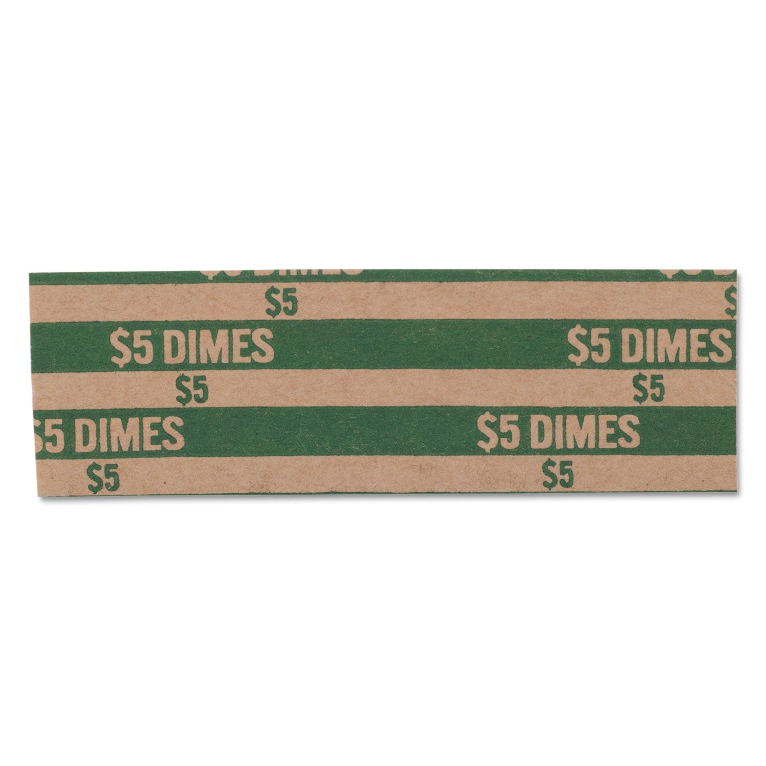 Flat Coin Wrappers, Dimes, $5, 1000 Wrappers/Box - 