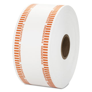 Automatic Coin Rolls, Quarters, $10, 1900 Wrappers/Roll - 