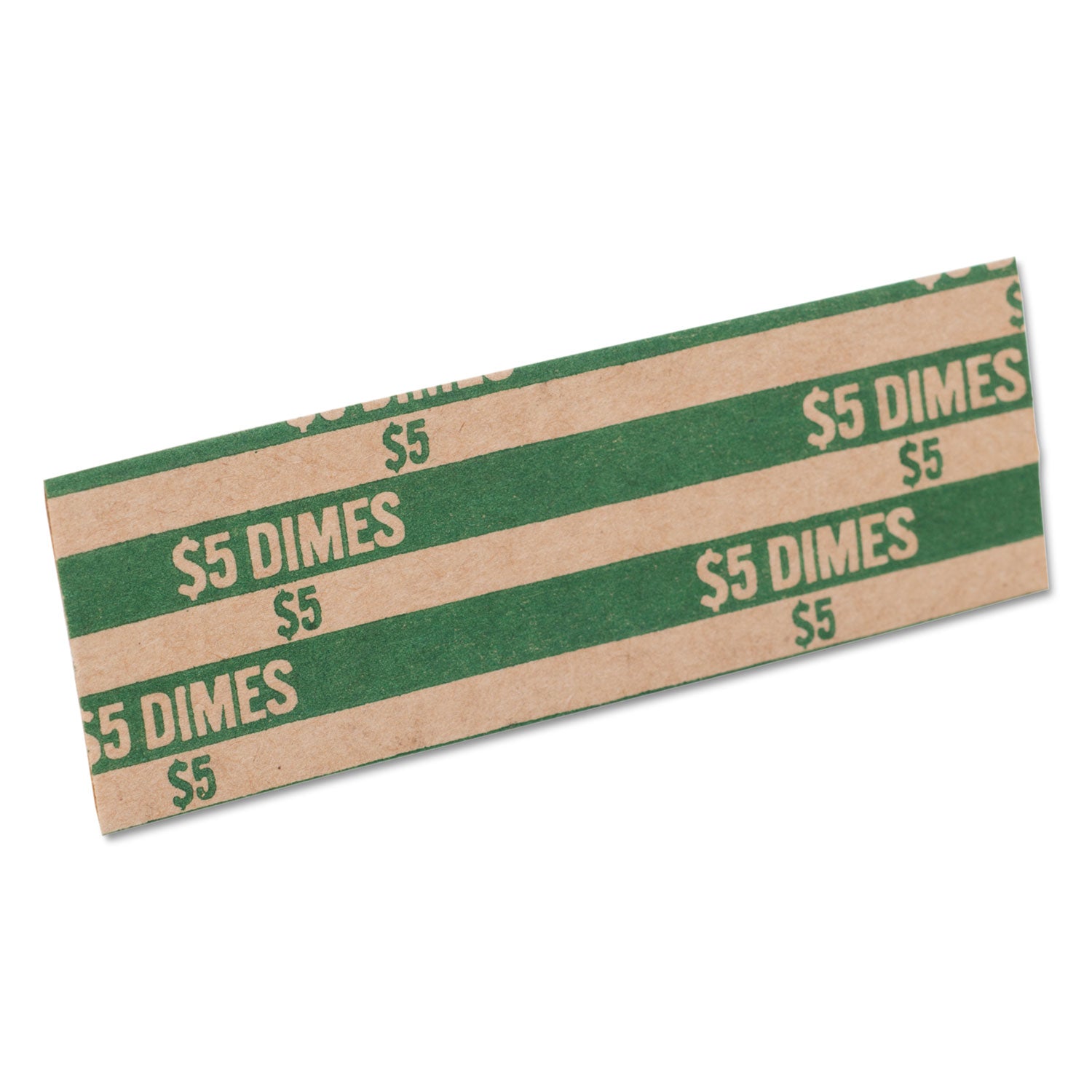 Flat Coin Wrappers, Dimes, $5, 1000 Wrappers/Box - 