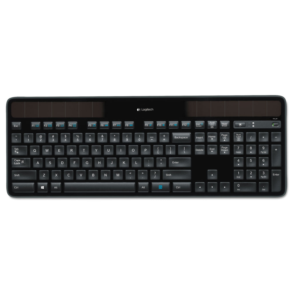 K750 Wireless Solar Keyboard, Black - 