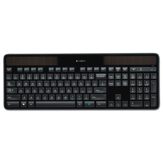 K750 Wireless Solar Keyboard, Black - 