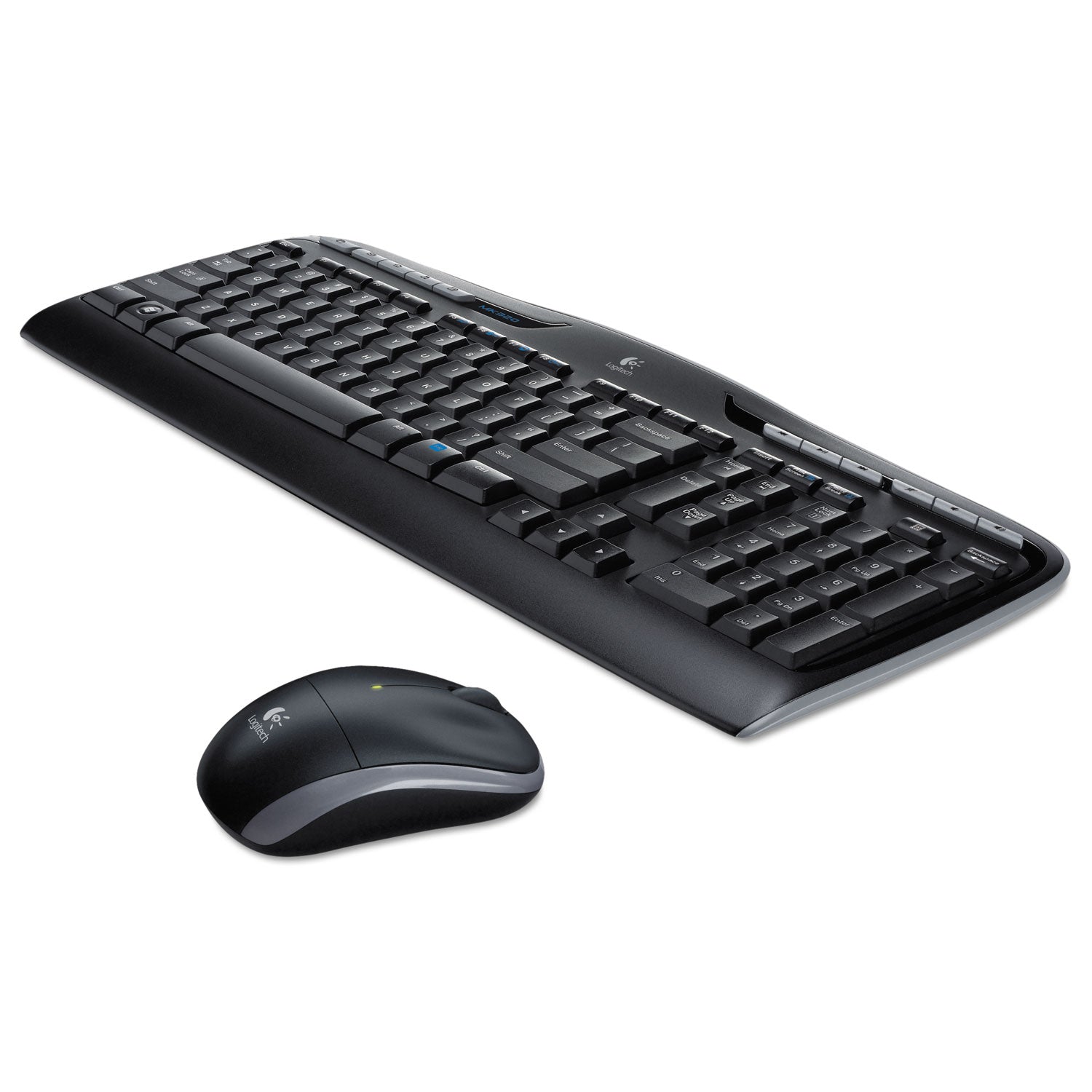 MK320 Wireless Keyboard + Mouse Combo, 2.4 GHz Frequency/30 ft Wireless Range, Black - 