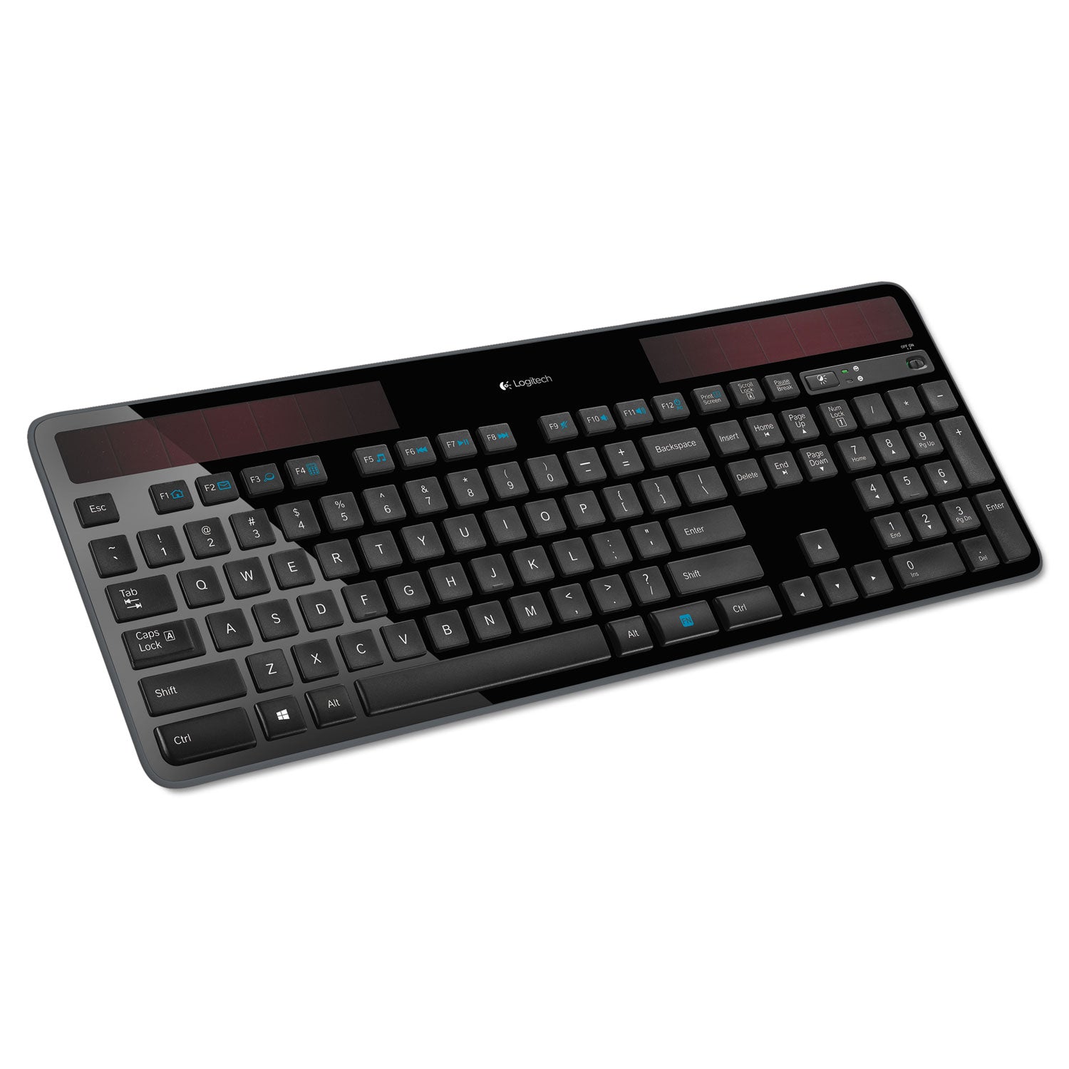 K750 Wireless Solar Keyboard, Black - 