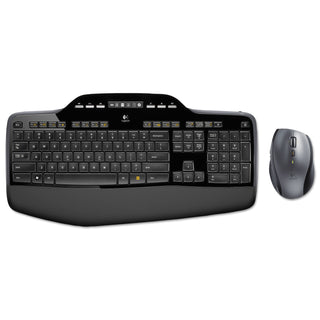 MK710 Wireless Keyboard + Mouse Combo, 2.4 GHz Frequency/30 ft Wireless Range, Black - 