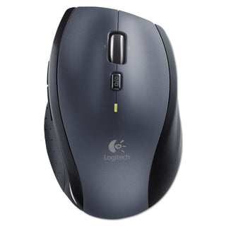 M705 Marathon Wireless Laser Mouse, 2.4 GHz Frequency/30 ft Wireless Range, Right Hand Use, Black - 