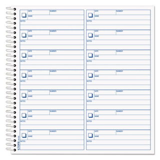 Voice Mail Message Book, One-Part (No Copies), 4 x 1.14, 14 Forms/Sheet, 1,400 Forms Total