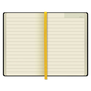Idea Collective Journal, Hardcover with Elastic Closure, 1-Subject, Wide/Legal Rule, Black Cover, (96) 5.5 x 3.5 Sheets