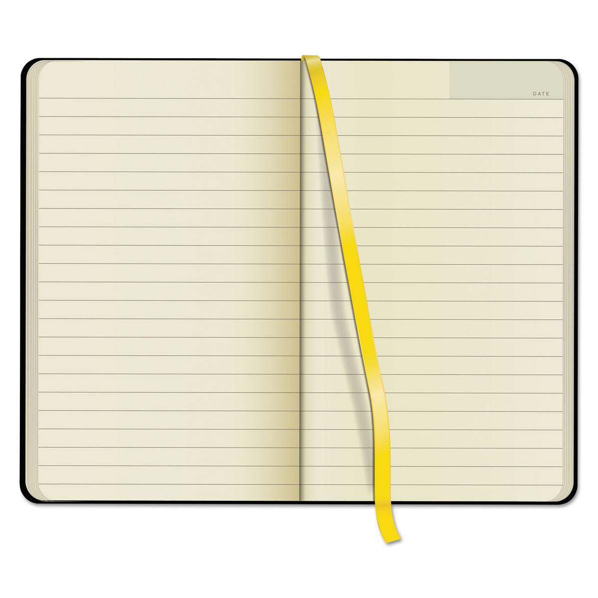 Idea Collective Journal, Hardcover with Elastic Closure, 1-Subject, Wide/Legal Rule, Black Cover, (120) 8.25 x 5 Sheets