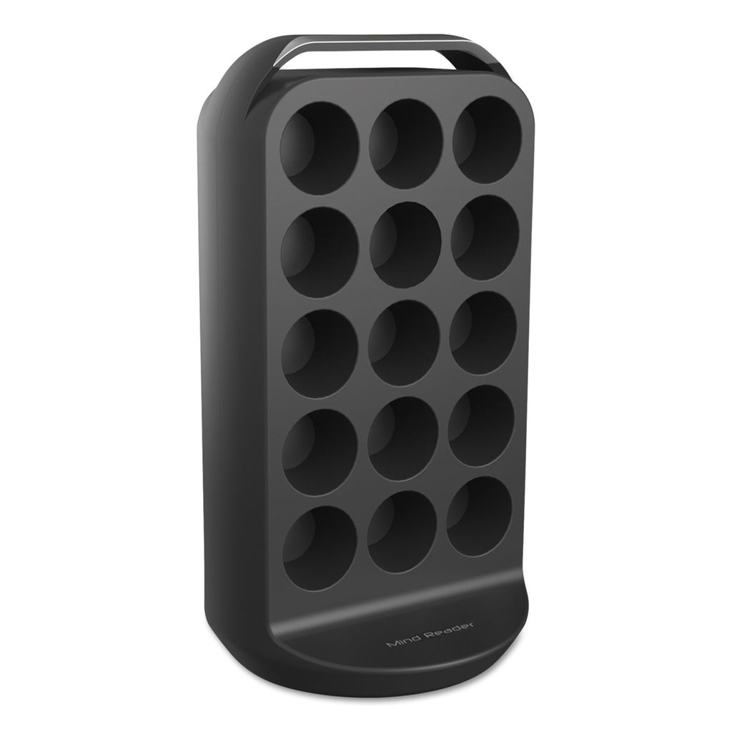 Coffee Pod Carousel, Fits 30 Pods, 6.8 x 6.8 x 12.63, Black - 