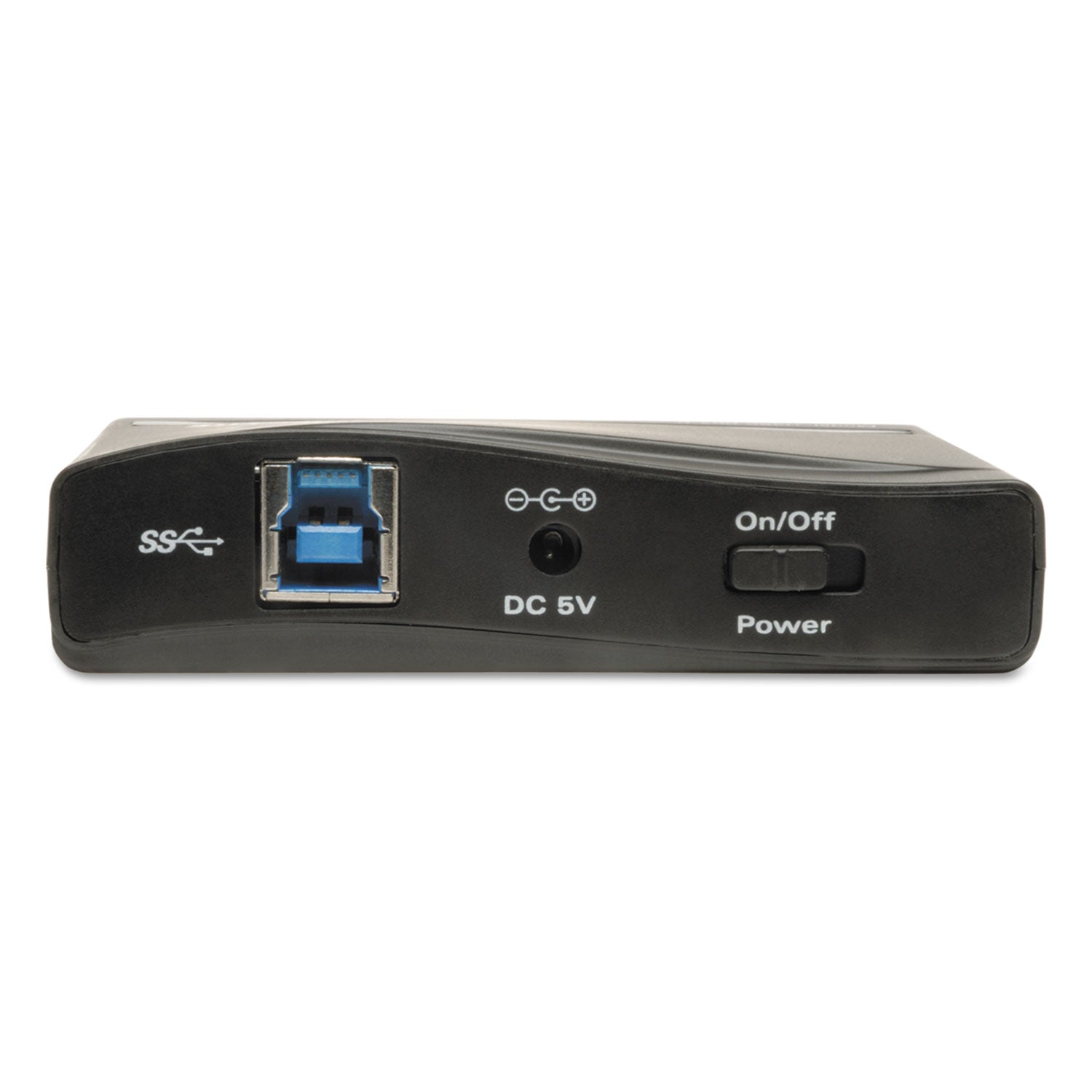 USB 3.0 SuperSpeed Hub, 4 Ports, Black - 