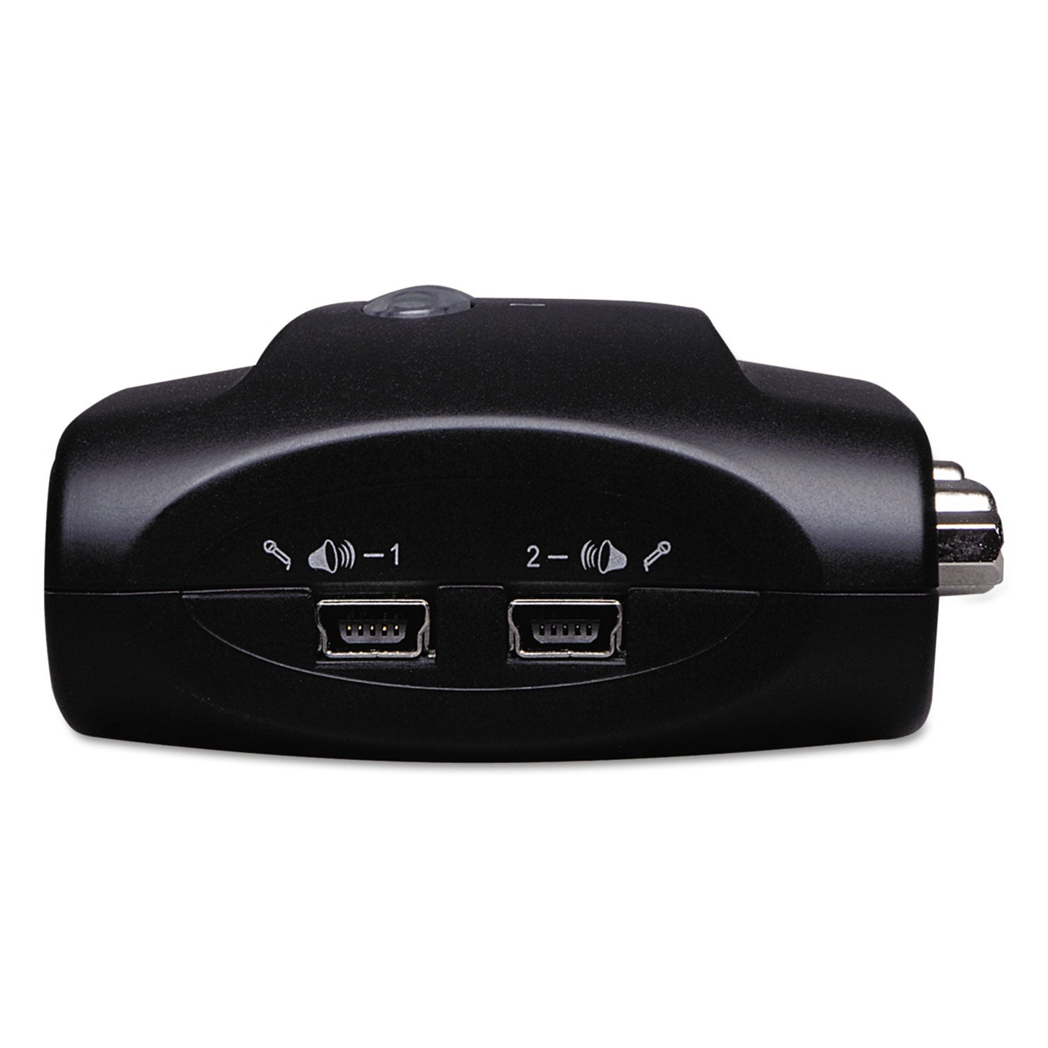 Compact USB KVM Switch with Audio and Cable, 2 Ports - 