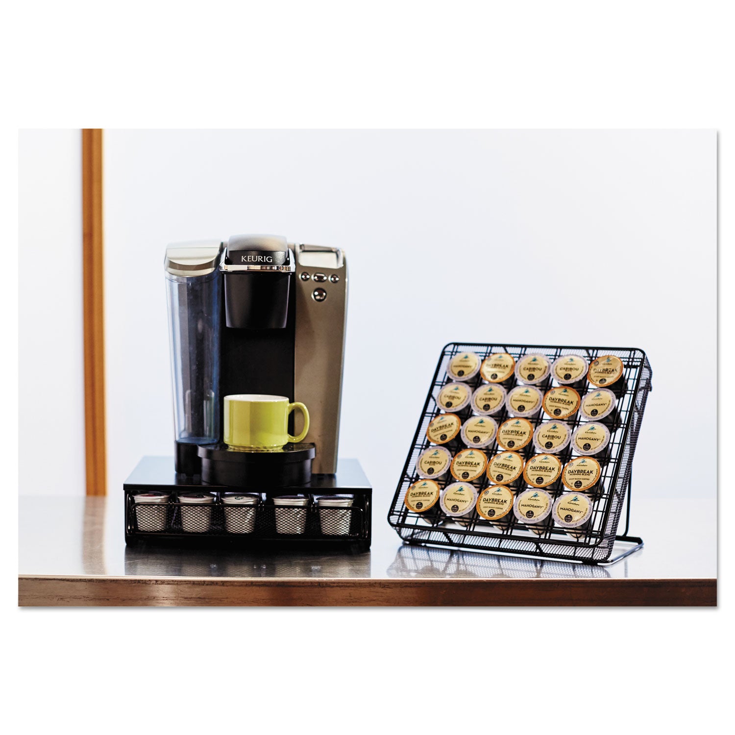 One Drawer Hospitality Organizer, 5 Compartments, 12.5 x 11.25 x 3.25, Black