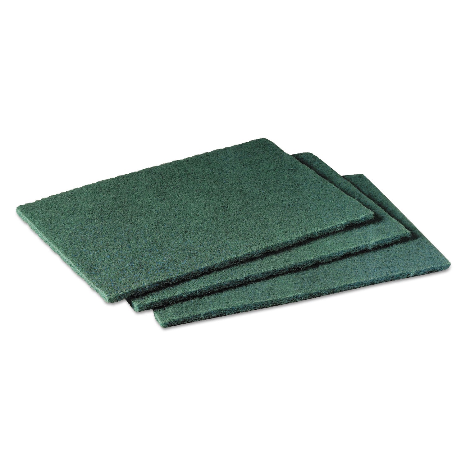 Commercial Scouring Pad 96, 6 x 9, Green, 10/Pack - 