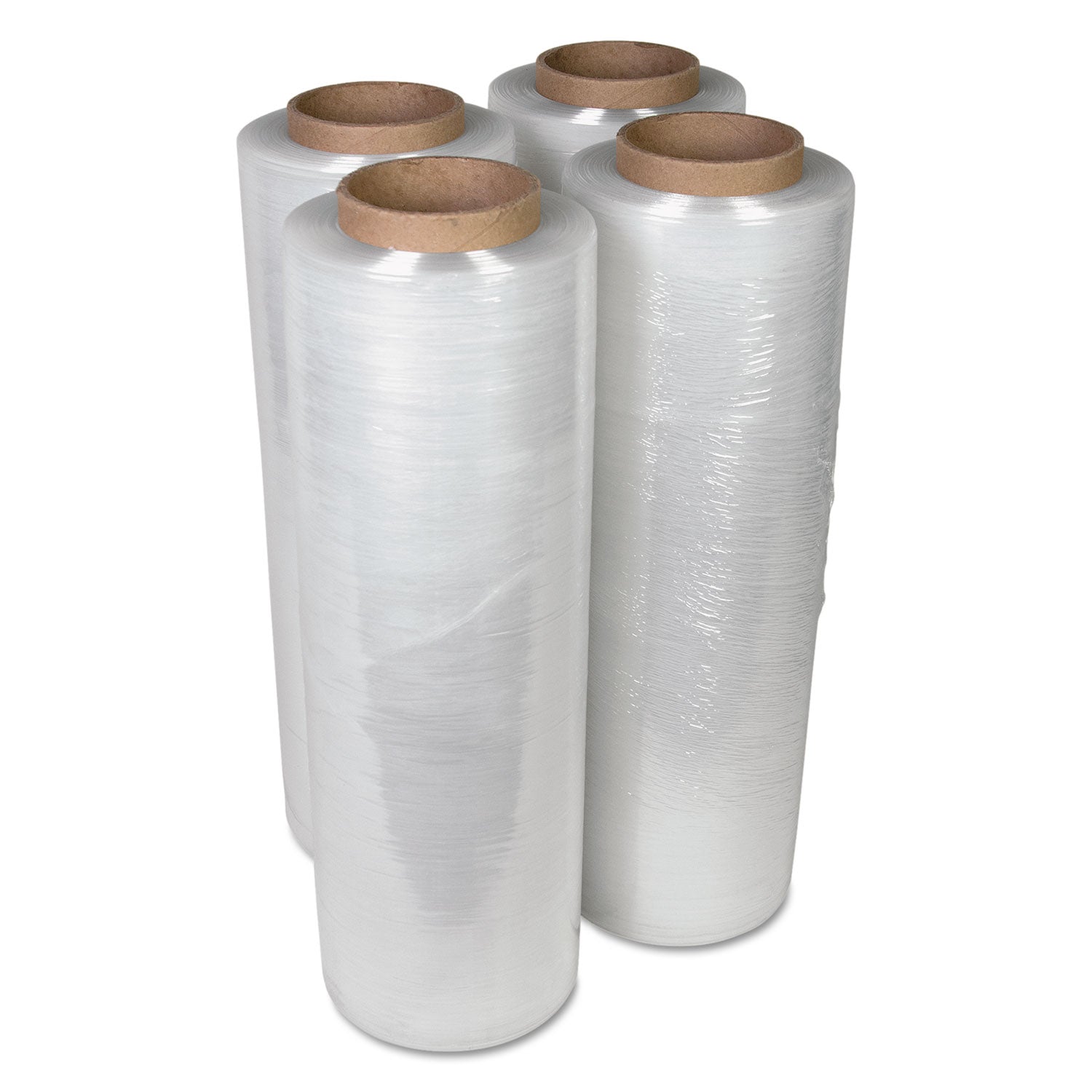 Handwrap Stretch Film, 18" x 1,500 ft, 20 mic (70-Gauge), 4/Carton - 