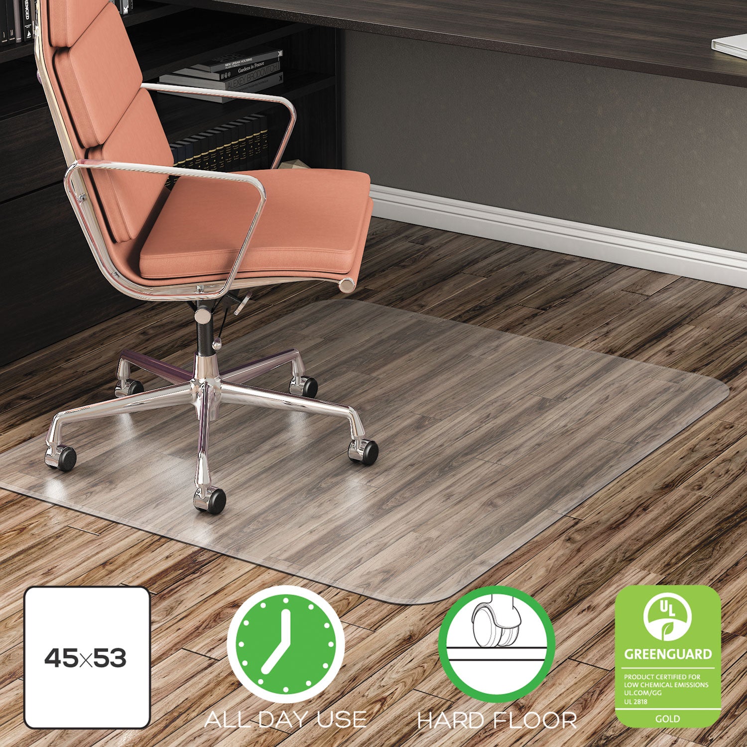 economat-all-day-use-chair-mat-for-hard-floors-rolled-packed-45-x-53-clear_defcm21242com - 1