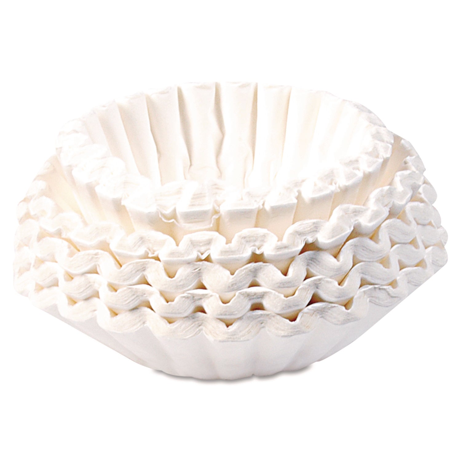 Coffee/Tea Brewer Filters, Flat Bottom, 50/Pack, 60 Packs/Carton