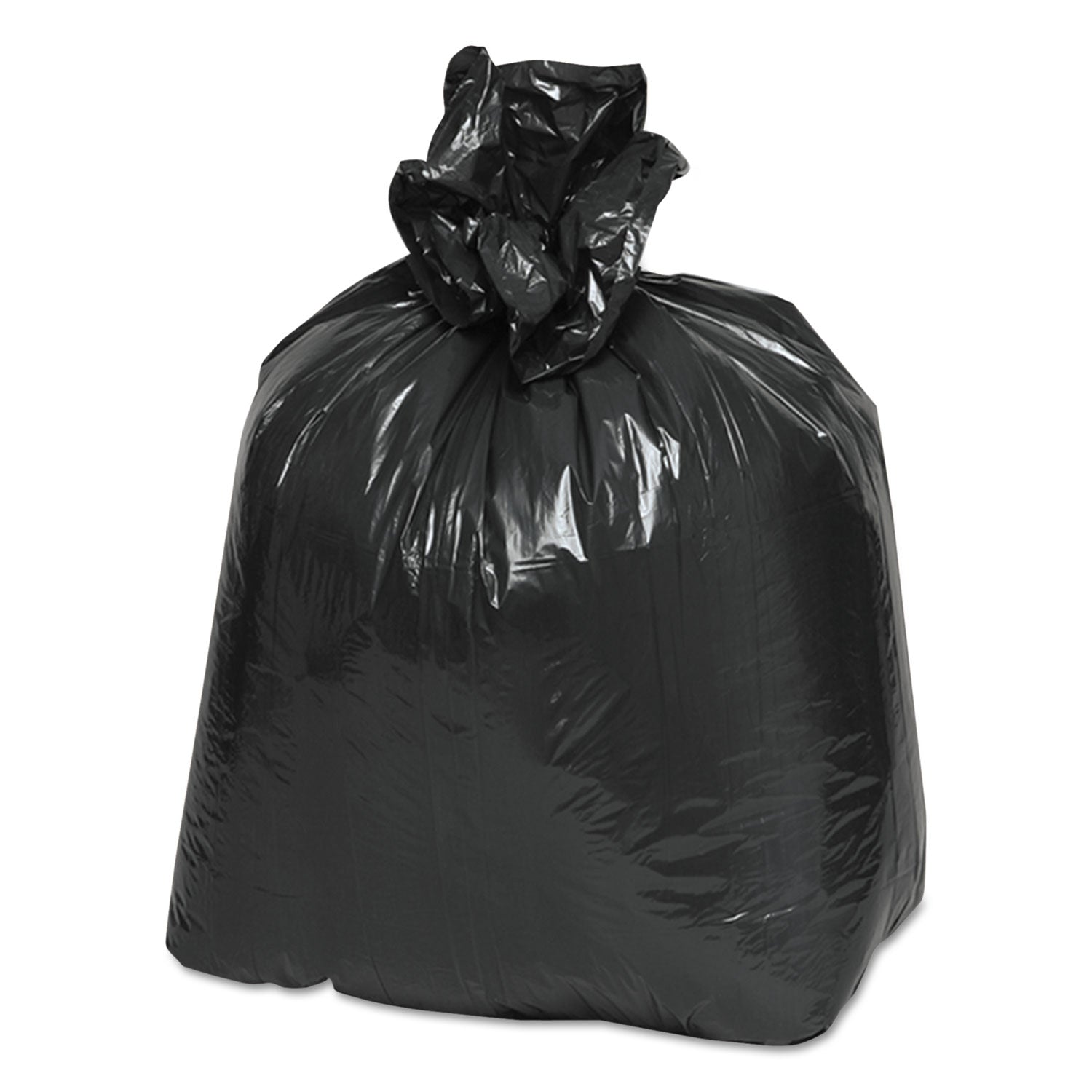 linear-low-density-recycled-can-liners-10-gal-085-mil-24-x-23-black-25-bags-roll-20-rolls-carton_wbirnw2410 - 2