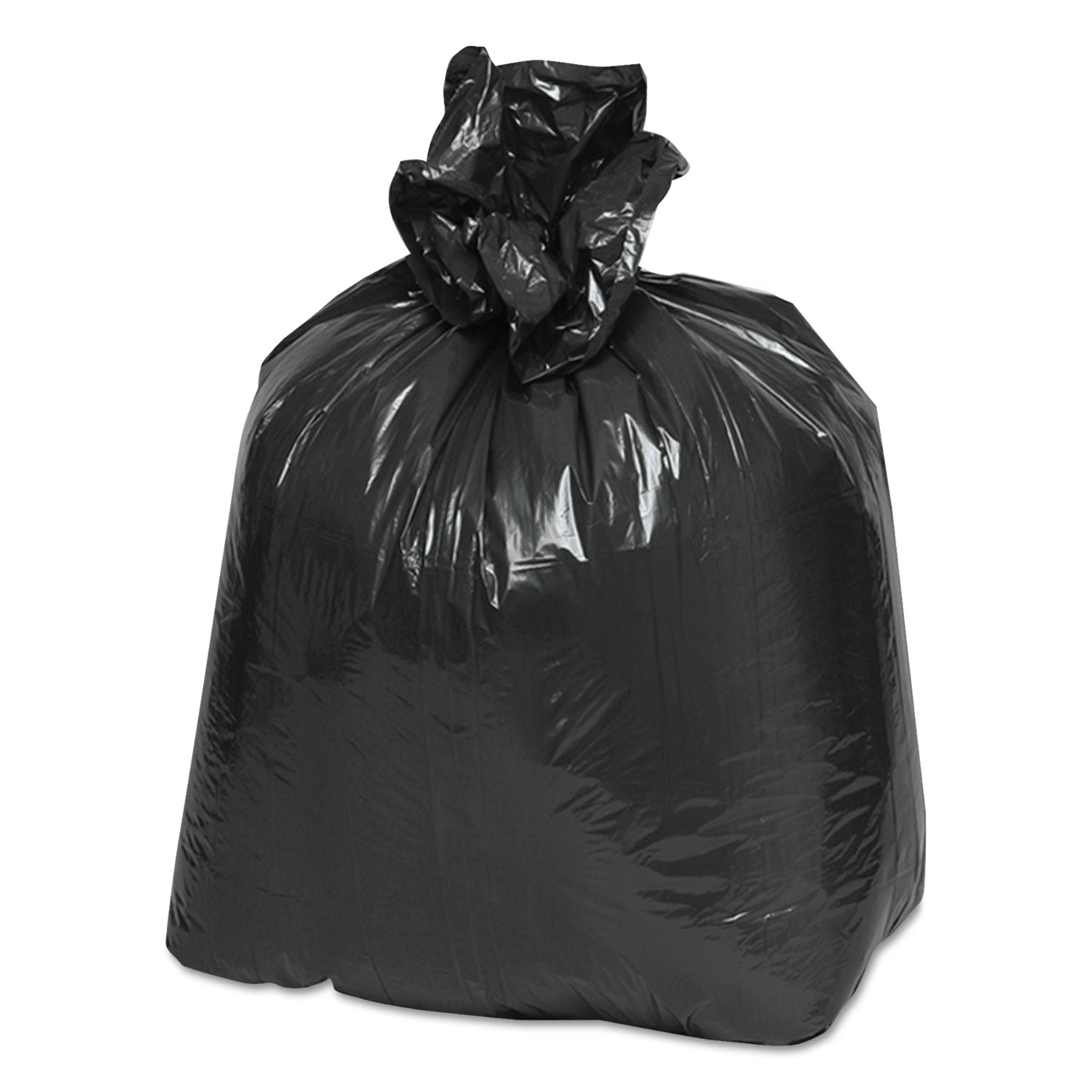 linear-low-density-recycled-can-liners-16-gal-085-mil-24-x-33-black-25-bags-roll-20-rolls-carton_wbirnw3310 - 2