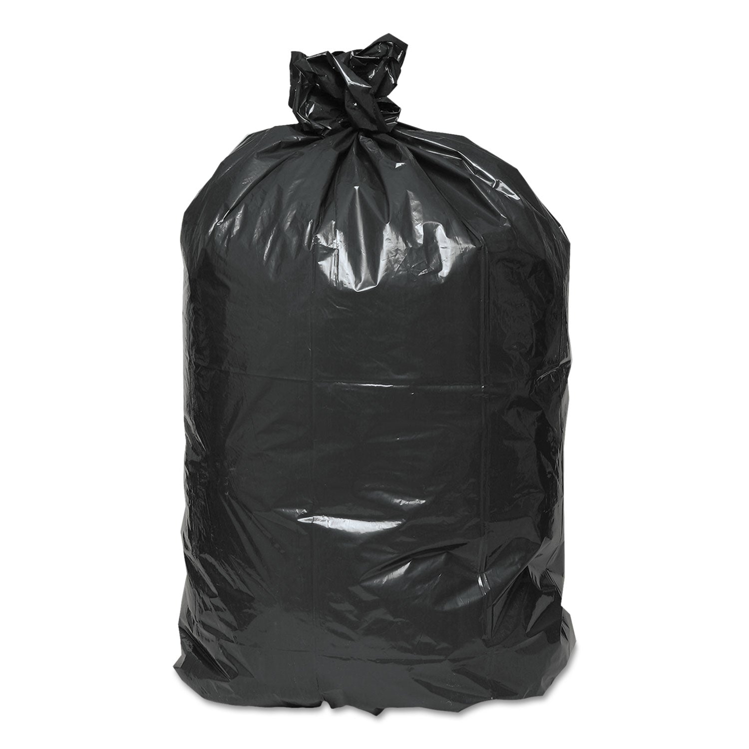 linear-low-density-recycled-can-liners-33-gal-125-mil-33-x-39-black-10-bags-roll-10-rolls-carton_wbirnw4050 - 2