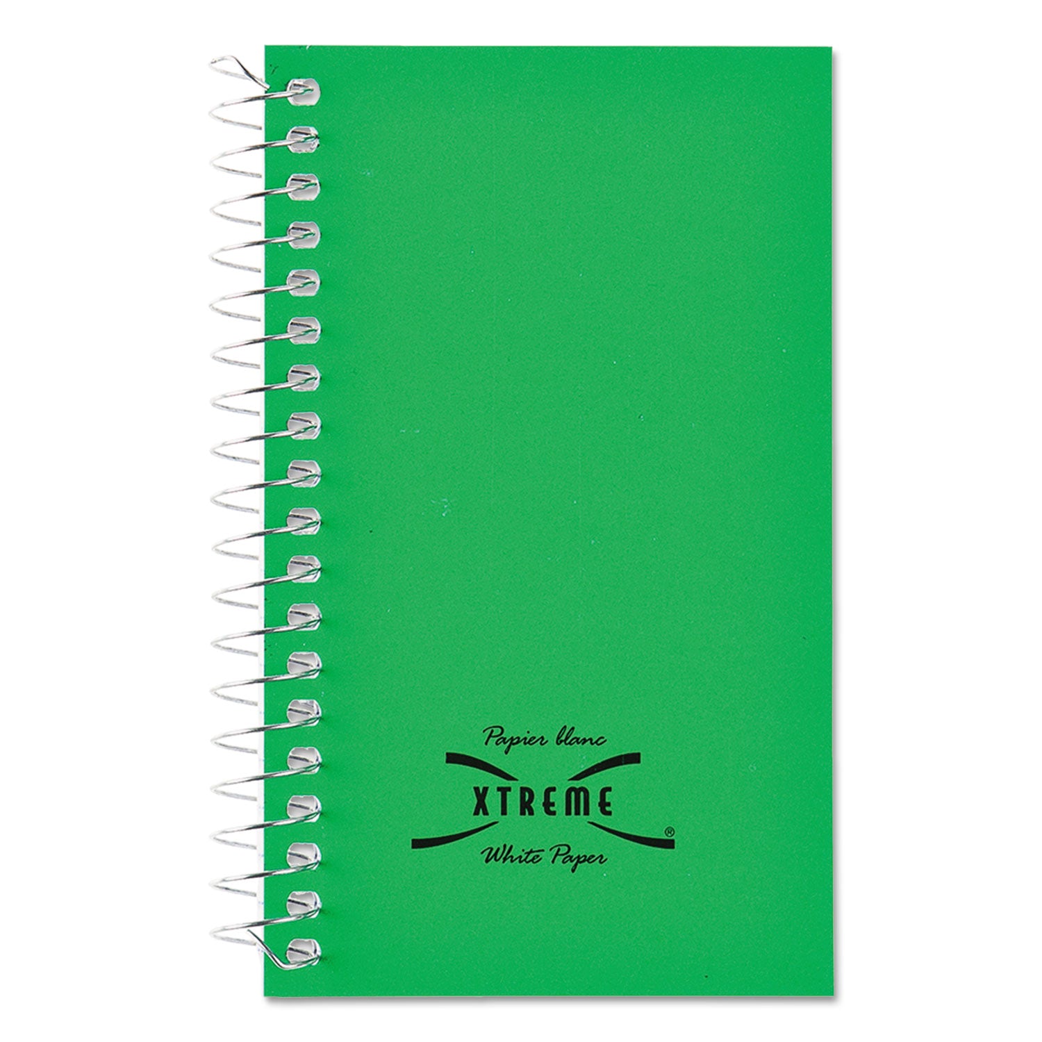 Paper Blanc Xtreme White Wirebound Memo Books, Narrow Rule, Randomly Assorted Cover Color, (60) 5 x 3 Sheets