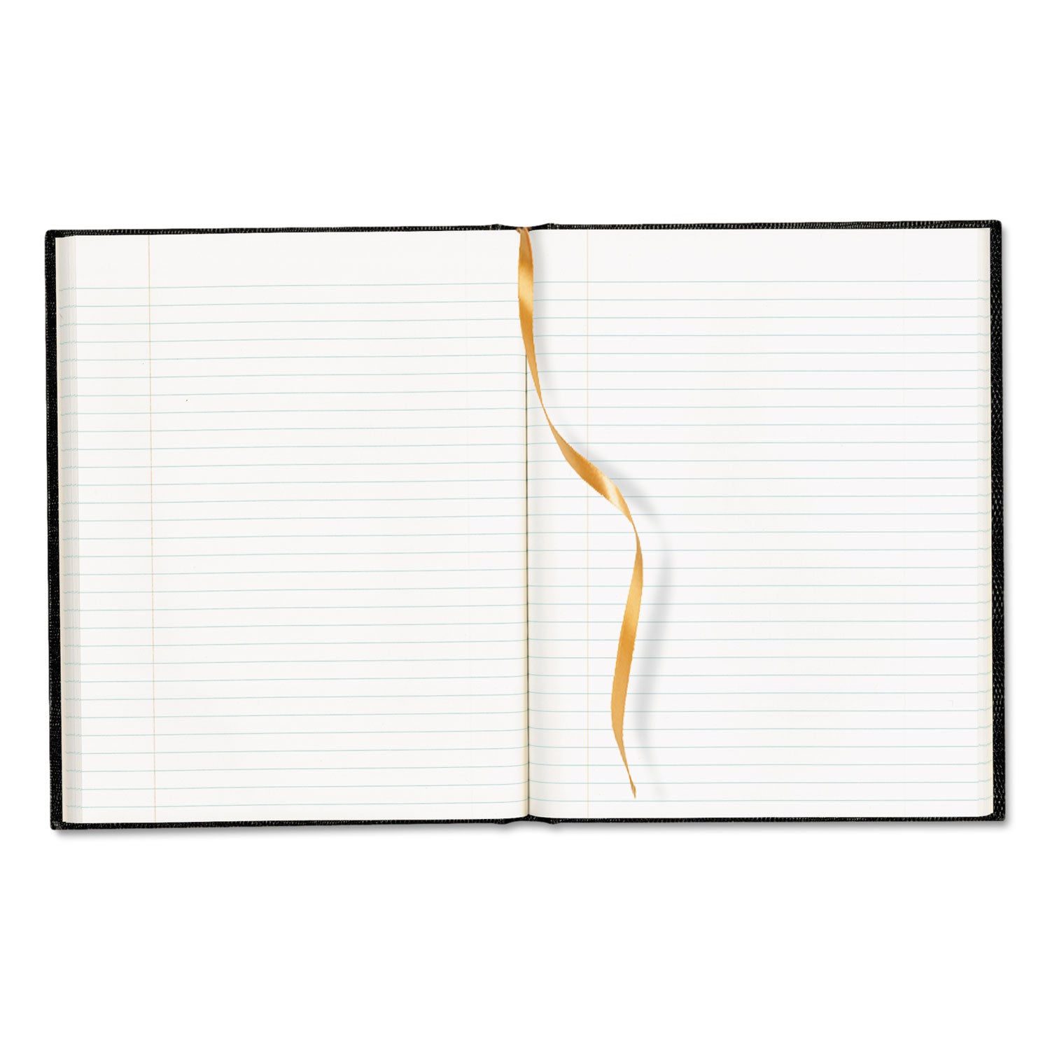 Executive Notebook with Ribbon Bookmark, 1-Subject, Medium/College Rule, Blue Cover, (75) 11 x 8.5 Sheets - 