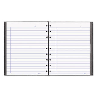 NotePro Notebook, 1-Subject, Narrow Rule, Black Cover, (75) 9.25 x 7.25 Sheets