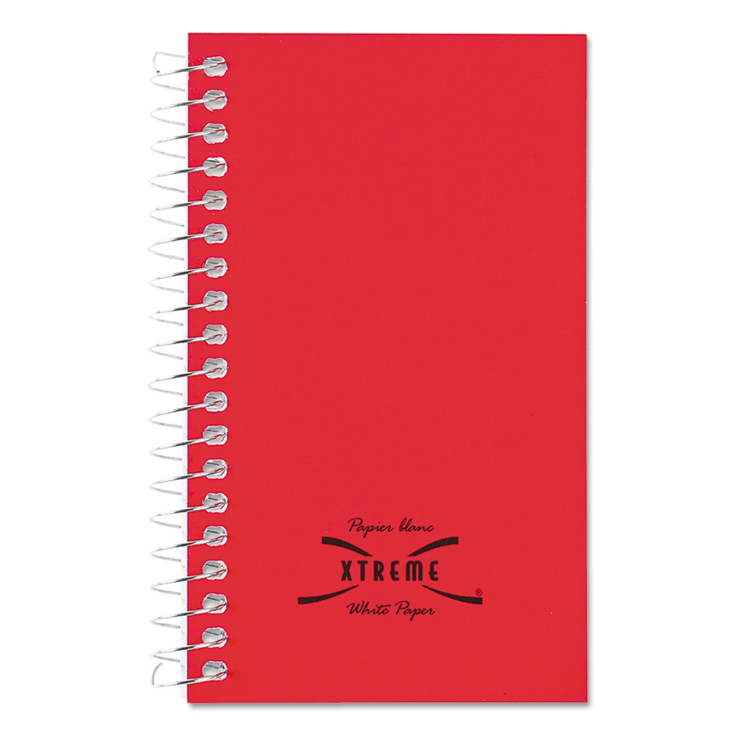 Paper Blanc Xtreme White Wirebound Memo Books, Narrow Rule, Randomly Assorted Cover Color, (60) 5 x 3 Sheets